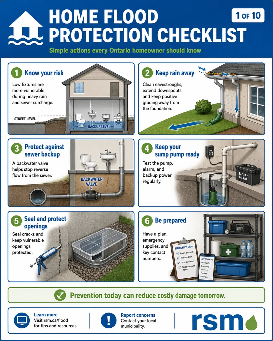 Home flood protection guide for Ontario homeowners